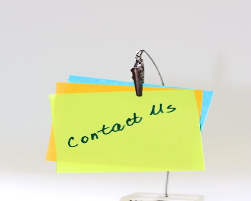 Contact us decorative background